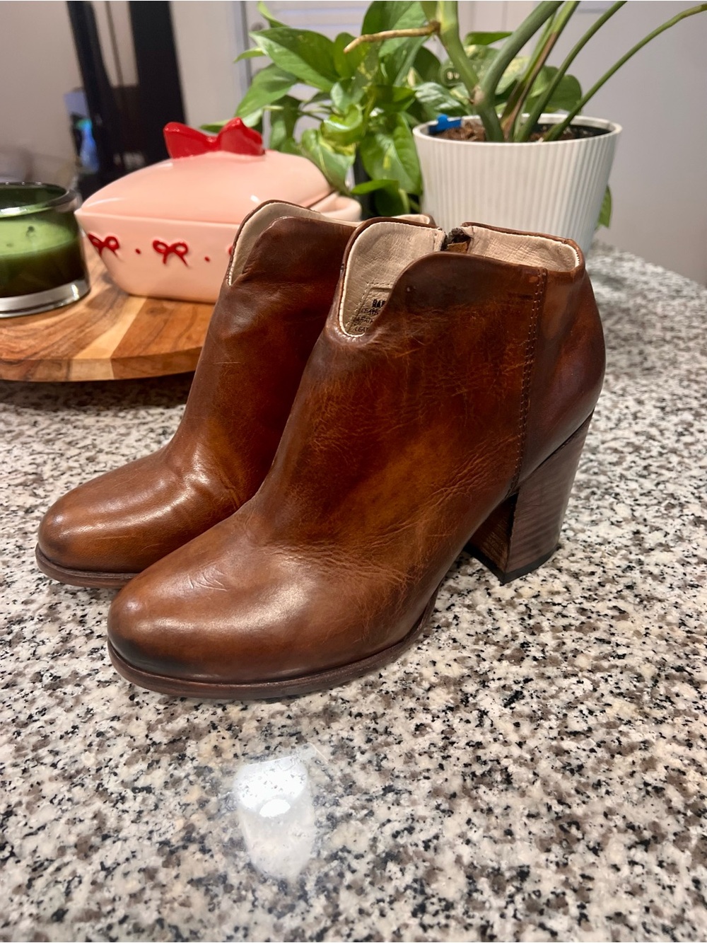 Freebird by Steven Brown Leather Ankle Booties